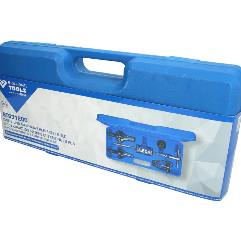 Kit d'extracteur de roulement intérieur et extérieur 5pcs BRILLIANT TOOLS - BT631200
