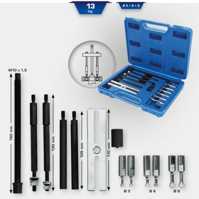 Kit d’extracteur de roulement 10pcs BRILLIANT TOOLS - BT631050