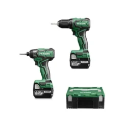 Kit 18V 5Ah Perceuse Visseuse + Visseuse Choc Hikoki - KC18DDWAZ
