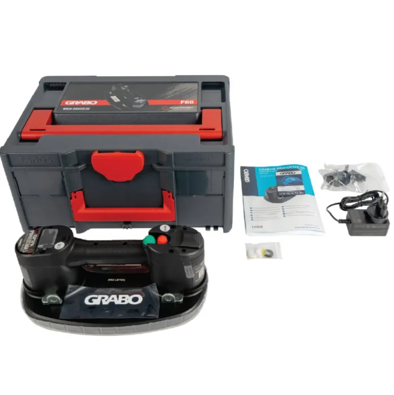 Kit ventouse électrique Grabo Pro avec caisse de transport GRABO - NG2001