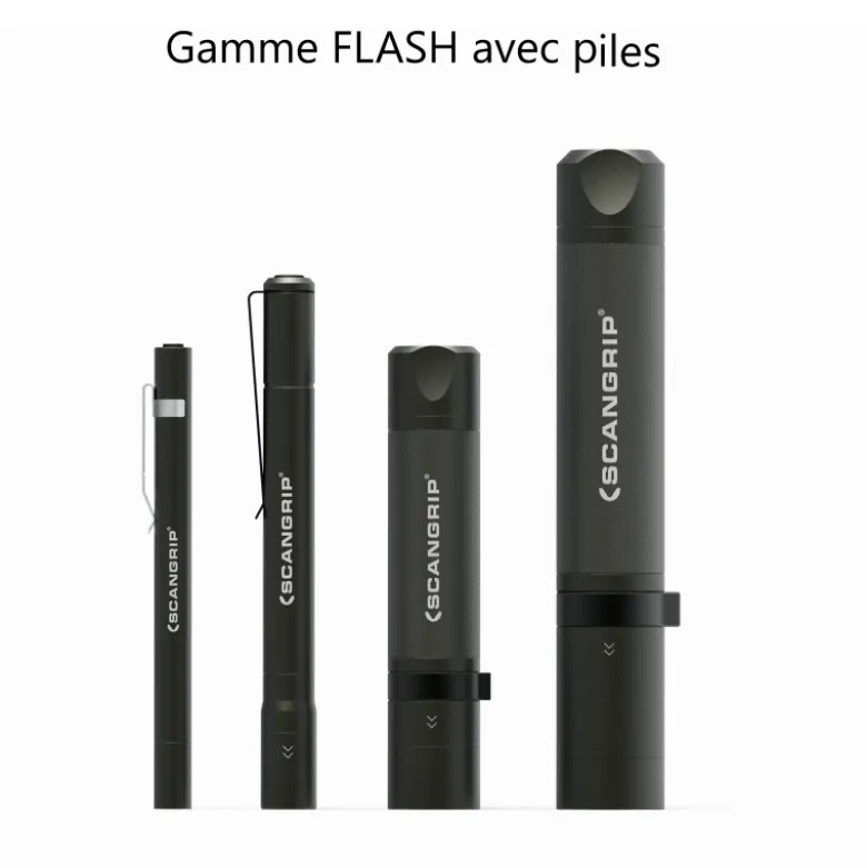 Lampe de poche FLASH PEN 200 Lumens à piles - SCANGRIP 03.5131