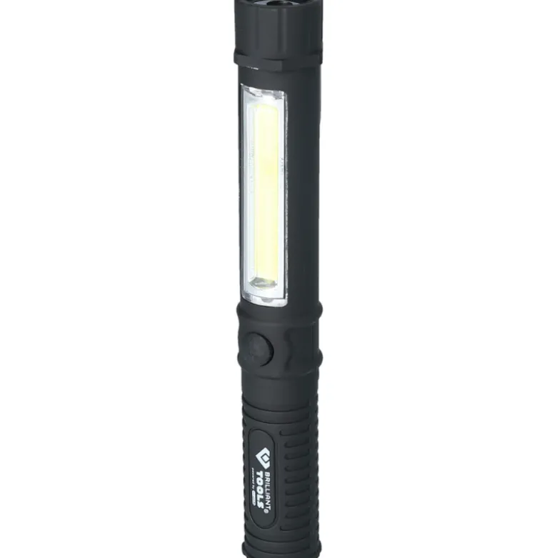 Lampe de poche à LED COB 2 en 1 140 Lumens BRILLIANT TOOLS - BT130910
