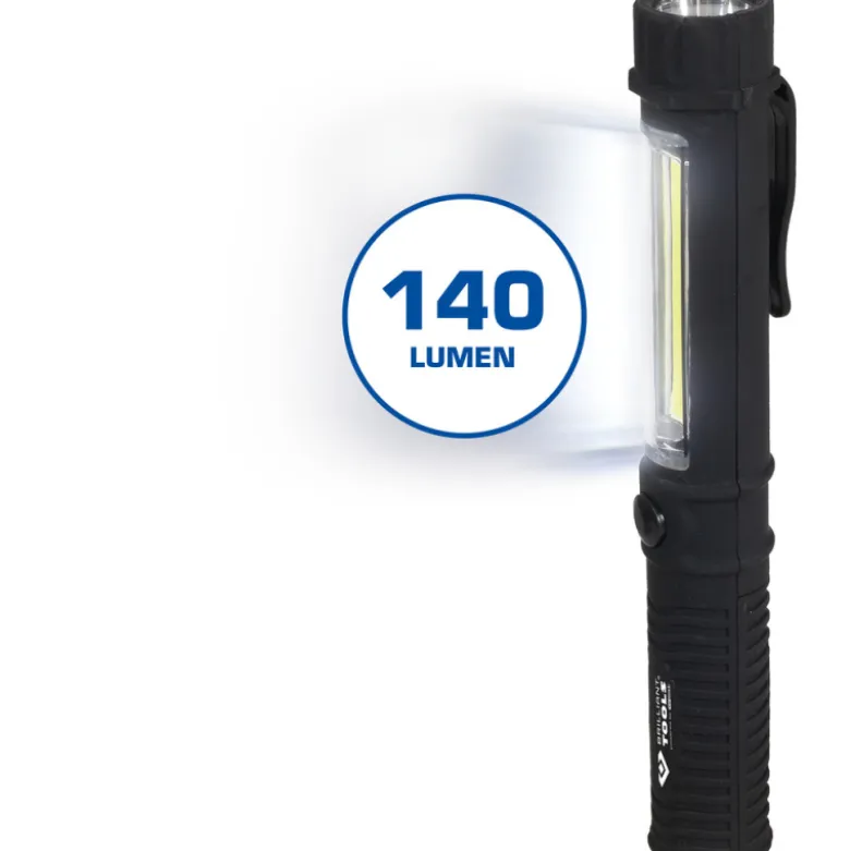 Lampe de poche à LED COB 2 en 1 140 Lumens BRILLIANT TOOLS - BT130910