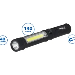 Lampe de poche à LED COB 2 en 1 140 Lumens BRILLIANT TOOLS - BT130910