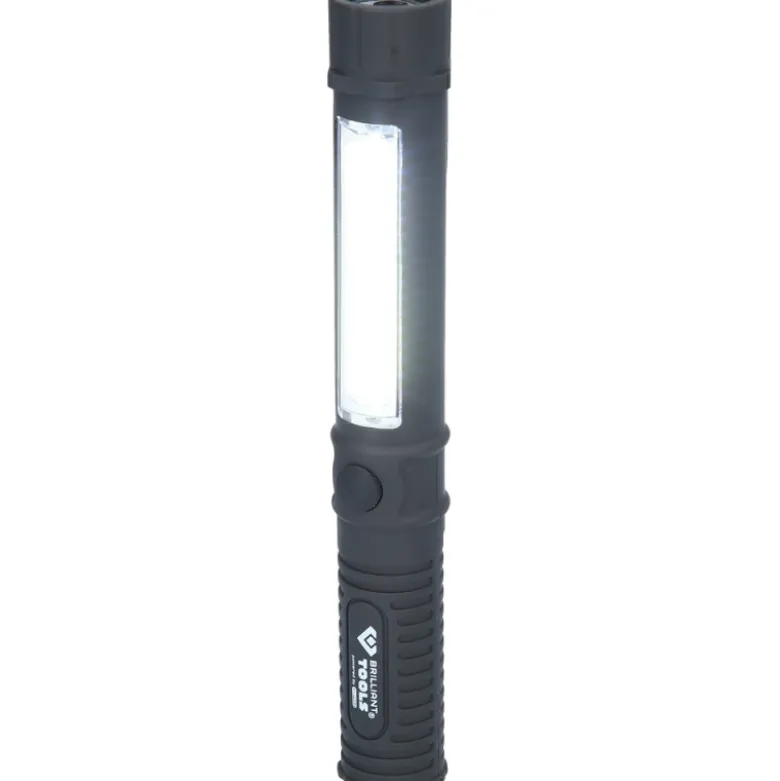 Lampe de poche à LED COB 2 en 1 140 Lumens BRILLIANT TOOLS - BT130910