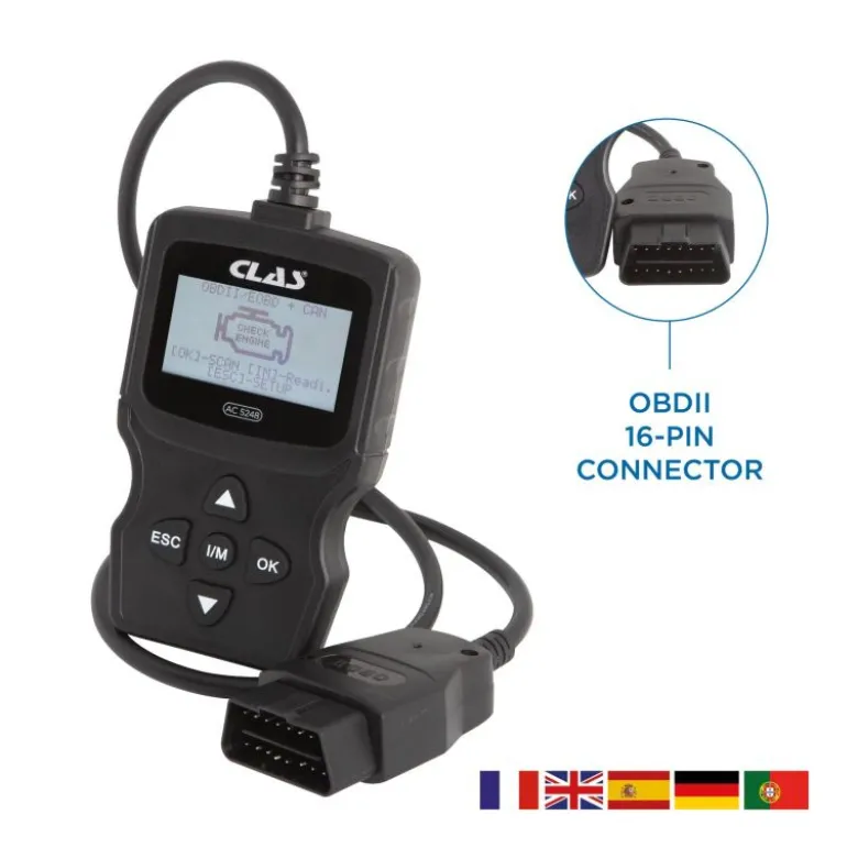 Lecteur de codes défauts OBDII CLAS - AC 5248