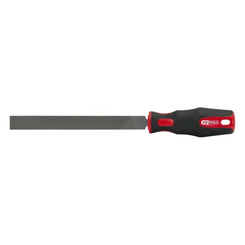Limes à Métaux plates emmanchées bâtardes KS TOOLS