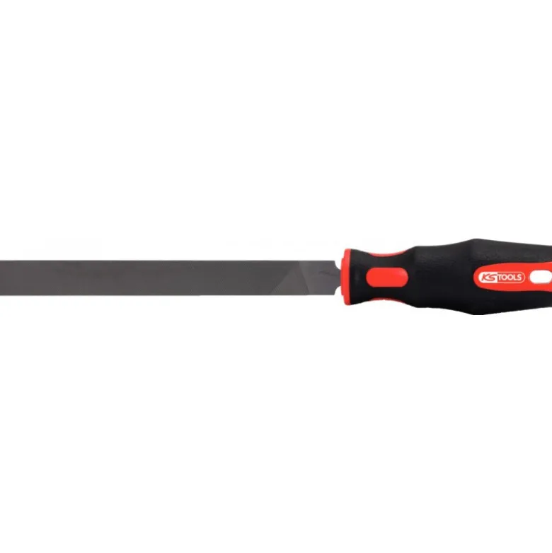 Limes à métaux plates emmanchées douces KS TOOLS