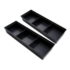 Lot De 2 Bacs De Rangement 278 X 87 X 43Mm Avec 2 Séparateurs King Tony - 84700011BS2