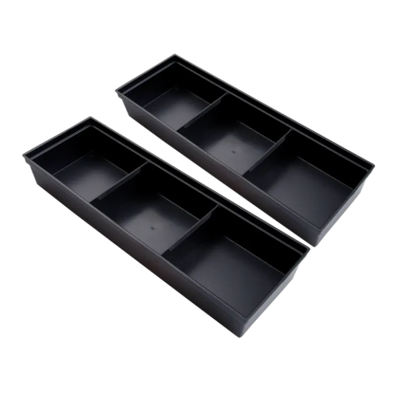 Lot De 2 Bacs De Rangement 278 X 87 X 43Mm Avec 2 Séparateurs King Tony - 84700011BS2