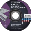 LOT DE 25 DISQUES EXPERT ACIER INOX 115MM MOYEU PLAT - SIDAMO
