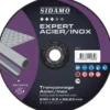 LOT DE 25 DISQUES EXPERT ACIER INOX 230 MM MOYEU DÉPORTÉ- SIDAMO