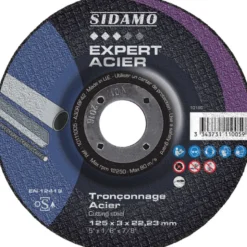 LOT DE 25 DISQUES EXPERT ACIER 125MM - SIDAMO