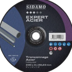 LOT DE 25 DISQUES EXPERT ACIER 230MM - SIDAMO