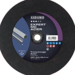 LOT DE 10 DISQUES EXPERT MC ACIER 350MM ALÉS. 25.4MM - SIDAMO