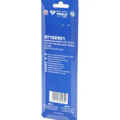 Lot de 10 lames sécables 100x18mm pour cutter BRILLIANT TOOLS - BT102901