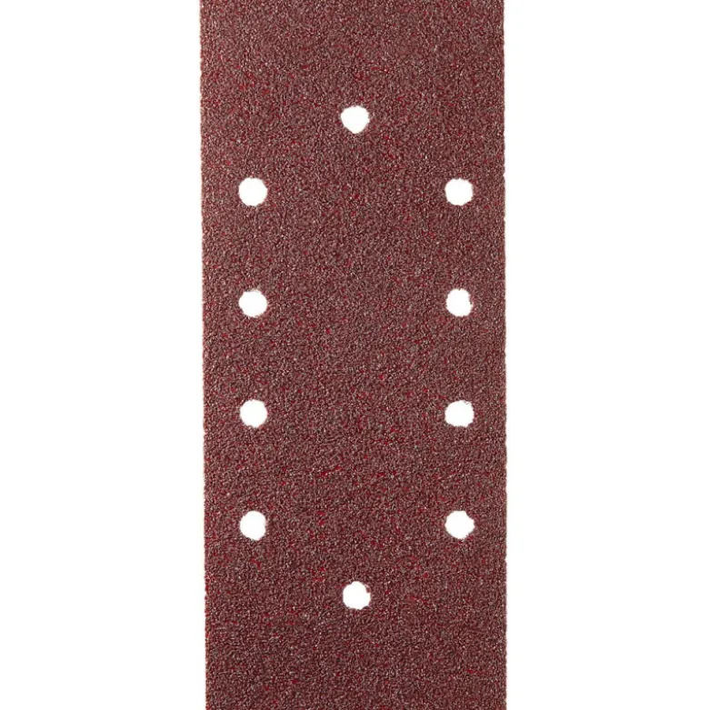 Lot de 10 patins 115x280 perforé 2x4 + 2x1 - Grain 40 à 120 - SIDAMO