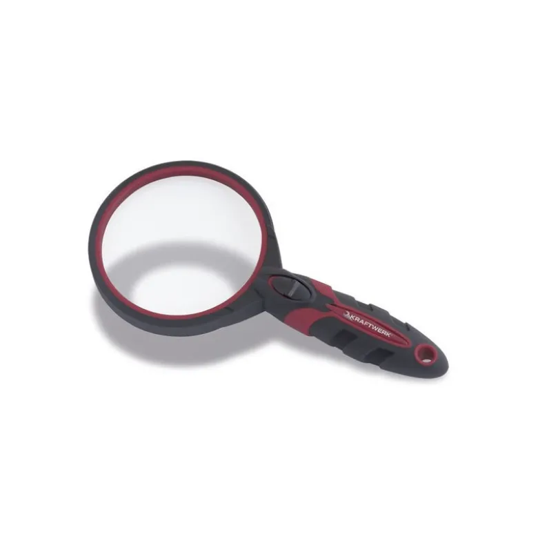 Loupe de haute qualité grossissante 3x avec lumière LED ergokraft KRAFTWERK 3341