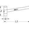Maillets à embouts interchangeables plastique KS TOOLS