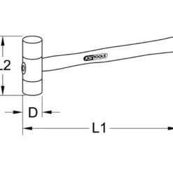 Maillets à embouts interchangeables plastique KS TOOLS