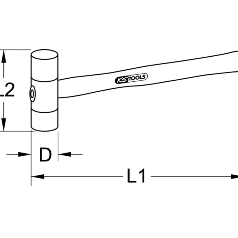 Maillets à embouts interchangeables plastique KS TOOLS