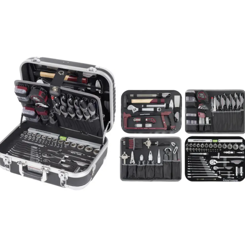 Malette d'outils en ABS B100 170 pcs KRAFTWERK 202.100.100