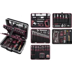 Malette rigide professionnelle en ABS P300 équipée de 185 outils KRAFTWERK 202.300.000