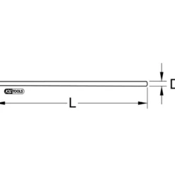 Manche en bois 1300 x 24mm KS TOOLS 144.0783