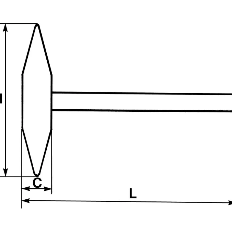 Marteau A Piquer Les Soudures SAM Outillage - 318-4N