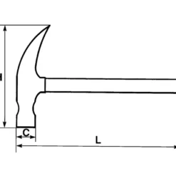 Marteau Arrache-Clous SAM Outillage - 313-PT-20N