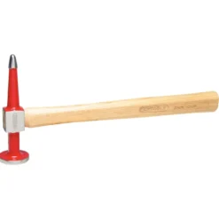 Marteau de carrossier débosseleur panne pointue et tête ronde plate KS TOOLS 140.2137