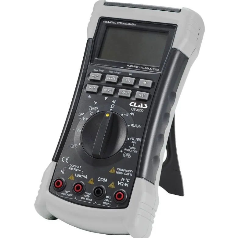 Megohmmetre 1000v cat. iii & 600v cat. iv CLAS OE 4002