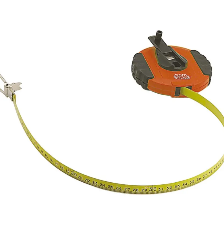 Mesure Longue Pvc Ruban Fibre De Verre 30 Metres Bi-Matiere SAM Outillage - LU-9030