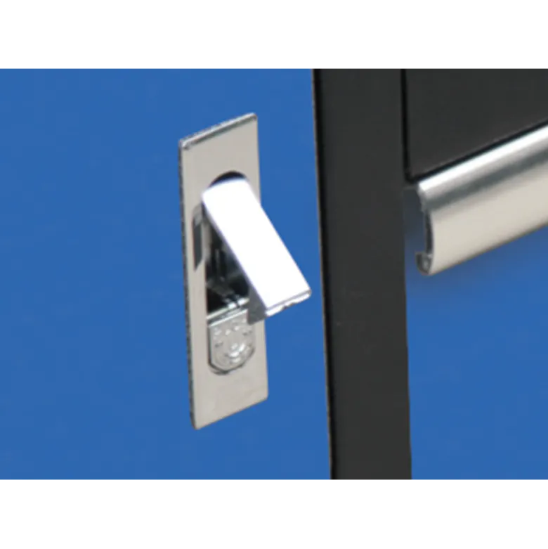 Meuble Bas Avec Poubelle Intégrée Et Support Rouleau Papier Bleu King Tony - 87D1111AKB