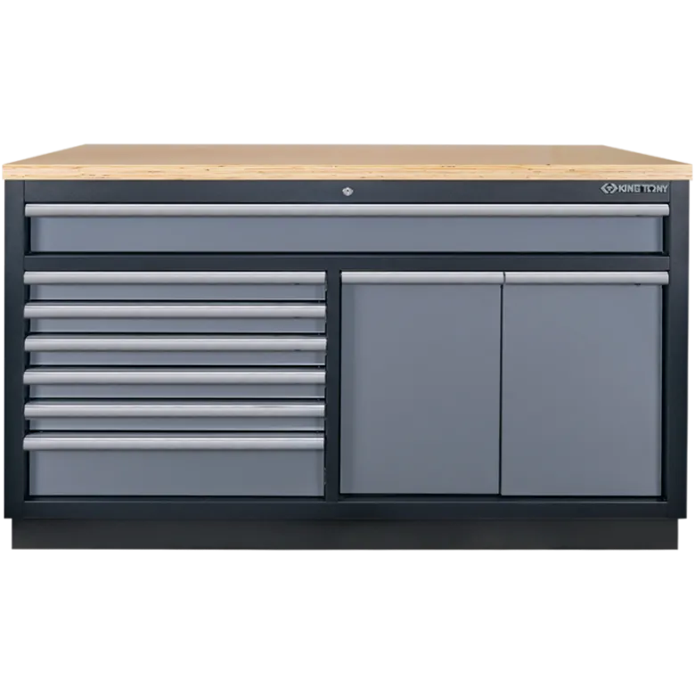 Meuble bas 9 Tiroirs - Gris King Tony - 87D1123AKG