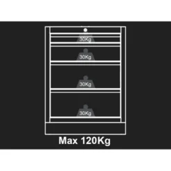 Meuble Bas 4 Tiroirs King Tony - 87D1104AKG