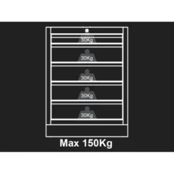 Meuble Bas 5 Tiroirs King Tony - 87D1105AKB