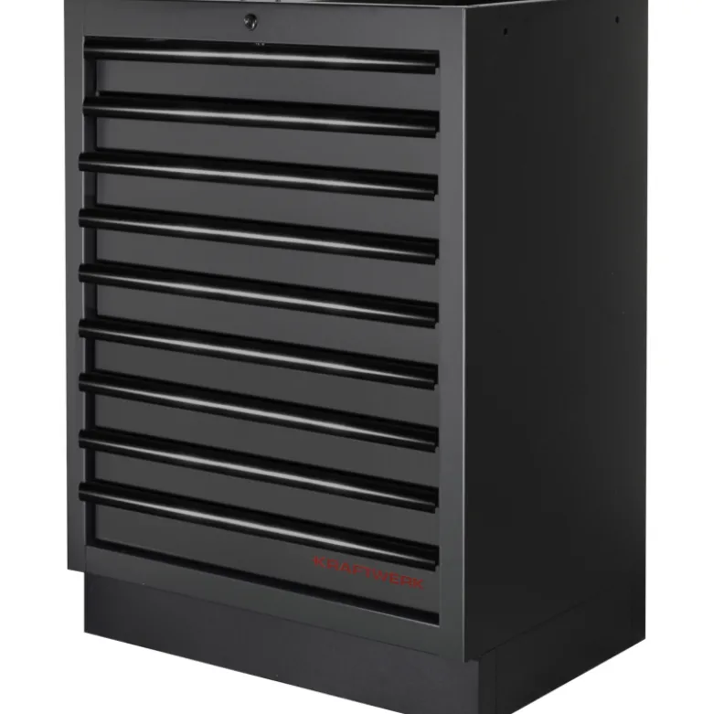 Meuble Bas 9 Tiroirs MOBILIO BLK Kraftwerk - 3964-13-BLK
