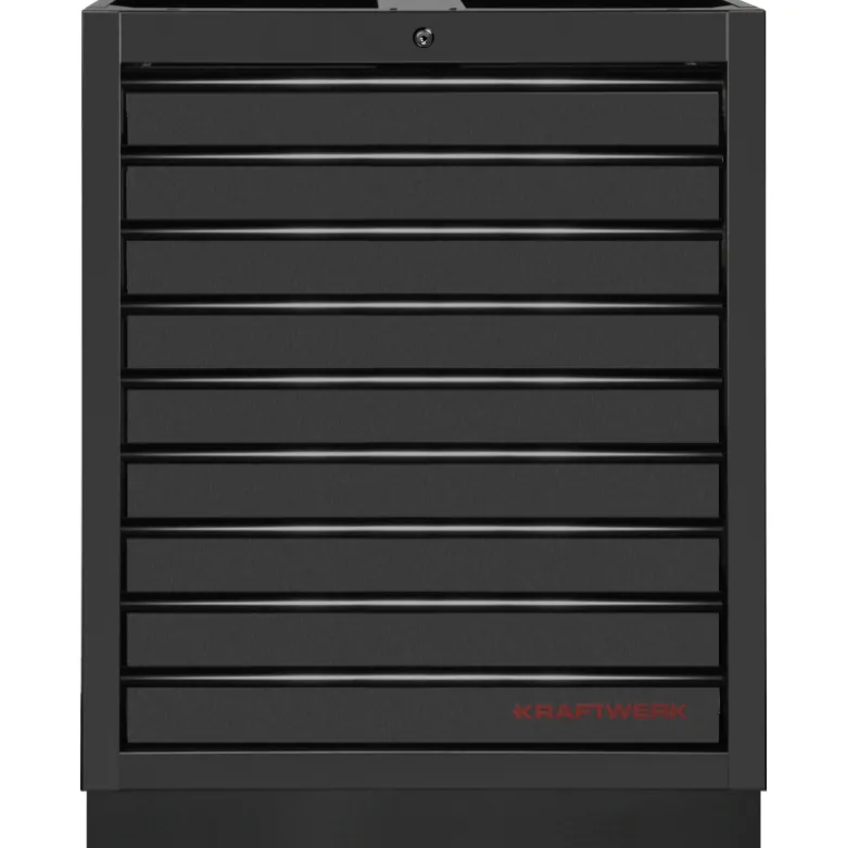 Meuble Bas 9 Tiroirs MOBILIO BLK Kraftwerk - 3964-13-BLK
