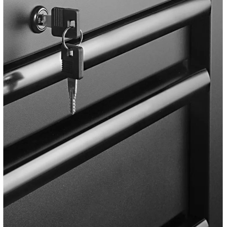 Meuble Bas 9 Tiroirs MOBILIO BLK Kraftwerk - 3964-13-BLK