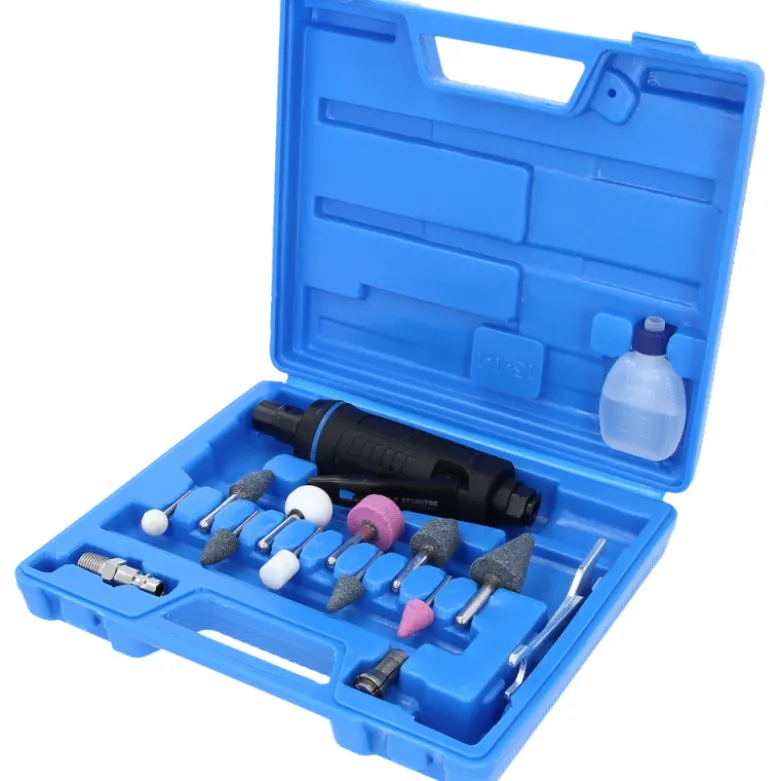 Meuleuse axiale droite pneumatique 15 pcs BRILLIANT TOOLS - BT160700