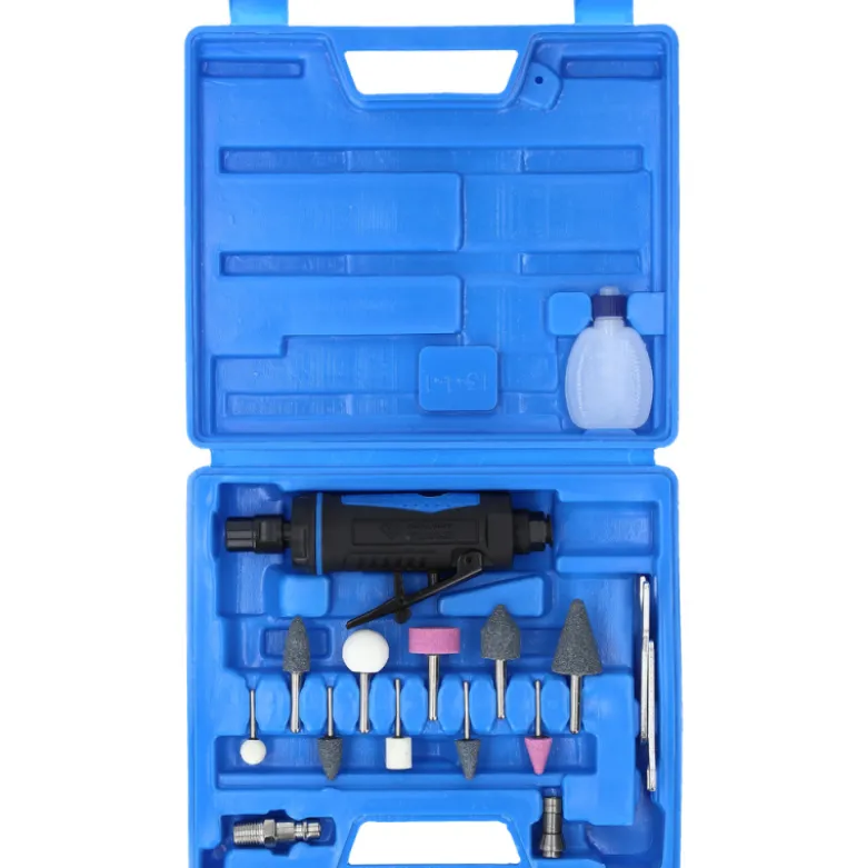 Meuleuse axiale droite pneumatique 15 pcs BRILLIANT TOOLS - BT160700
