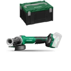 Meuleuse 125mm 36 V Brushless avec interrupteur homme mort sans batterie ni chargeur 1 coffret Hitcase HIKOKI - G3613DVFW2Z