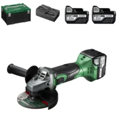 Meuleuse 18V 5.0 Ah Avec 2 batteries et 1 chargeur HIKOKI - G18DSL2WUZ