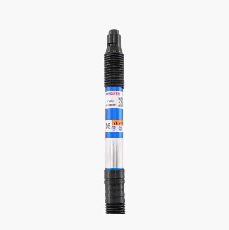 Micro meuleuse droite de précision à pince en coffret avec accessoires Airoutil - MC1103CO