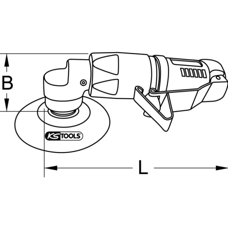 Mini polisseuse et accessoires KS TOOLS 515.5120