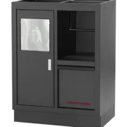 Mobilier d'Atelier avec Angle 8 Éléments avec Servante MOBILIO BLK Kraftwerk - 3964E-BLK