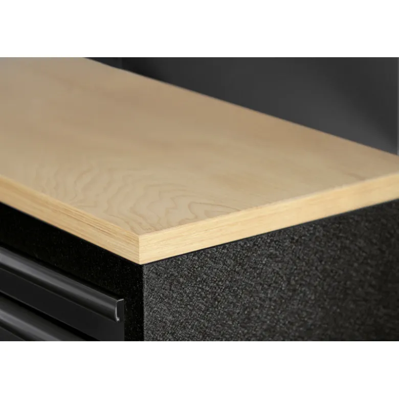 Mobilier d'Atelier avec Angle 8 Éléments avec Servante MOBILIO BLK Kraftwerk - 3964E-BLK