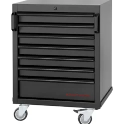 Mobilier d'Atelier avec Angle 8 Éléments avec Servante MOBILIO BLK Kraftwerk - 3964E-BLK