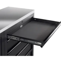 Mobilier d'Atelier d'Angle Bas 7 éléments COMBI MOBILIO Black KRAFTWERK - 3964M-BLK